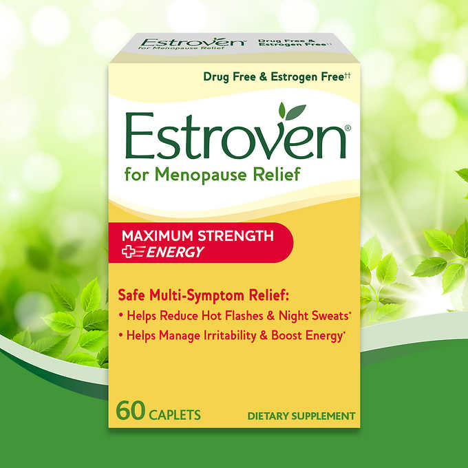 Estroven Maximum Strength + Energy, 60 Caplets νw~gi ]60ɡ^